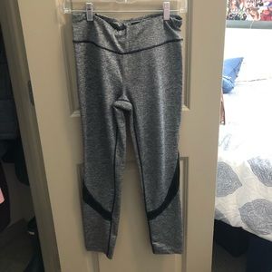 Gray workout leggings from The Loft